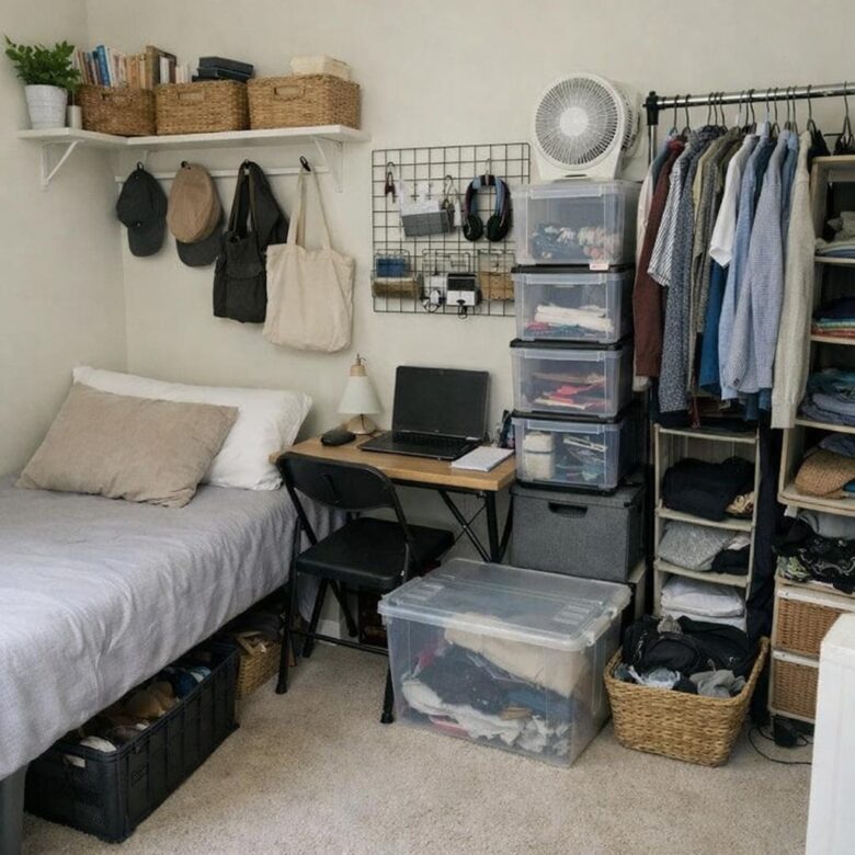 How to Organize a Small Bedroom Without Buying Expensive Furniture